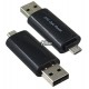 Кард-ридер OTG+USB flash driver черная