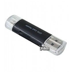 Кард-ридер OTG+USB flash driver черная