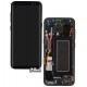 Дисплей для Samsung G950F Galaxy S8, черный, с рамкой, с сенсорным экраном, original (PRC), midnight black