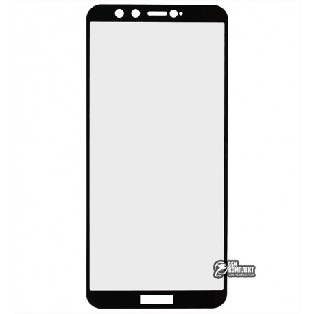 Закаленное защитное стекло для Huawei Honor 9 Lite, 0,26 mm 9H, 2.5D, черное