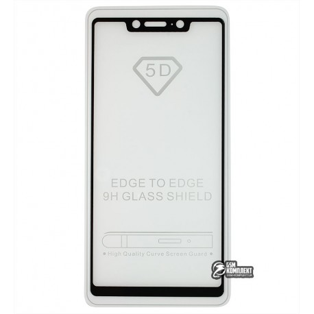 Закаленное защитное стекло для Xiaomi Mi8 SE, 0,26 мм 9H, Full Glue, черное