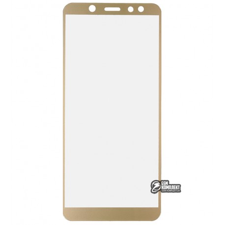 Закаленное защитное стекло для Samsung A600 Galaxy A6 2018, 3D Glass, 0,26 мм 9H,