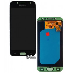 Дисплей для Samsung J530F Galaxy J5 (2017), черный, с сенсорным экраном (дисплейный модуль), (OLED), High Copy
