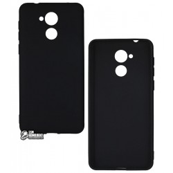 Чехол защитный для Huawei Honor 6C, Smtt, силиконовый матовый, черный