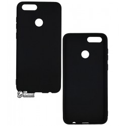 Чехол защитный для Huawei Honor 7X, Smtt, силиконовый матовый, черный