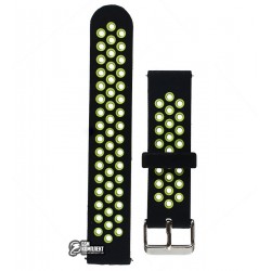 Ремешок для часов, силиконовый, Nike design, 20 мм