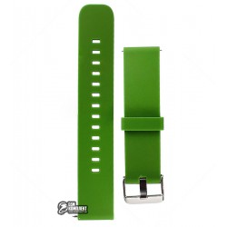 Ремешок для часов, силиконовый, салатовый, 20 мм