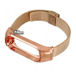 Ремінець для Xiaomi Mi Band 3 mesh steel design Ремінець для Xiaomi Mi Band 3 mesh steel design