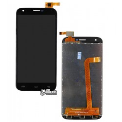 Дисплей для Doogee Y100 Pro, чорний, з сенсорним екраном Дисплей для Doogee Y100 Pro, чорний, з сенсорним екраном