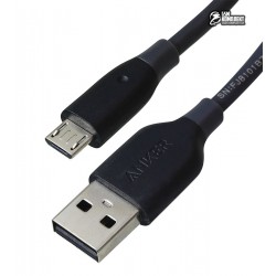 Кабель Micro-USB - USB, Anker Powerline V3, 1.8 метра, черный