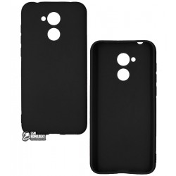 Чехол для Huawei Honor 6A, Smtt, силиконовый матовый, черный