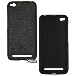 Чехол для Xiaomi Redmi 5A, Original Cloth, силикон+ткань, черный