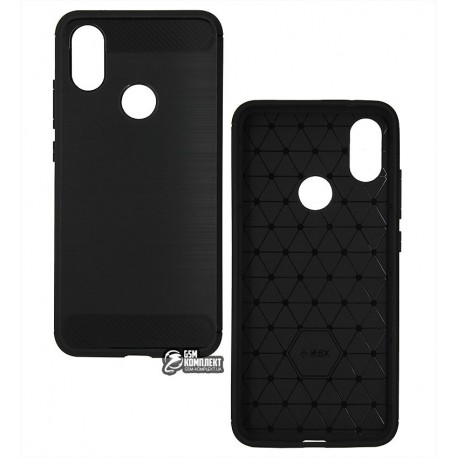 Чехол для Xiaomi Mi 6X, Xiaomi Mi A2, Polished carbon (SGP Slim iron), силиконовый, черный Чехол для Xiaomi Mi 6X, Xiaomi Mi A2, Polished carbon (SGP Slim iron), силиконовый, черный