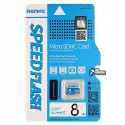 Карта памяти 8 GB microSD Remax Class 10