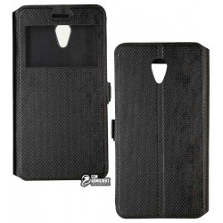 Чехол для Meizu M6s, Wise, книжка с окошком, черный