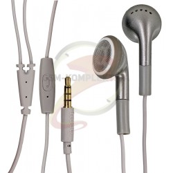 Наушники Hoco M12 Flat, вкладыши, с микрофоном, серые
