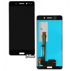 Дисплей для Nokia 6 Dual Sim, черный, с сенсорным экраном (дисплейный модуль) Дисплей для Nokia 6 Dual Sim, черный, с сенсорным экраном (дисплейный модуль)