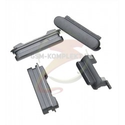 Пластик боковых кнопок корпуса для Apple iPhone 6S Plus, черный Пластик боковых кнопок корпуса для Apple iPhone 6S Plus, черный