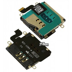 Шлейф для Apple iPad 3, sim-коннектора