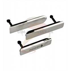 Боковая заглушка для Sony D5503 Xperia Z1 Compact Mini, полный комплект, белая