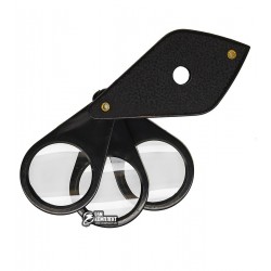 Лупа ручная складная MG17139, 4x+4x+4x d21мм