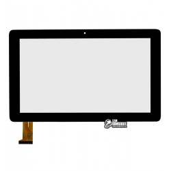 Тачскрін (сенсорний екран, сенсор) для китайського планшета 10 ", 50 pin, з маркуванням GT10PW165 SLR, для BRAVIS NB103, розмір 274 * 166 мм, чорний Тачскрін (сенсорний екран, сенсор) для китайського планшета 10 ", 50 pin, з маркуванням GT10PW165 SLR, для BRAVIS NB103, розмір 274 * 166 мм, чорний