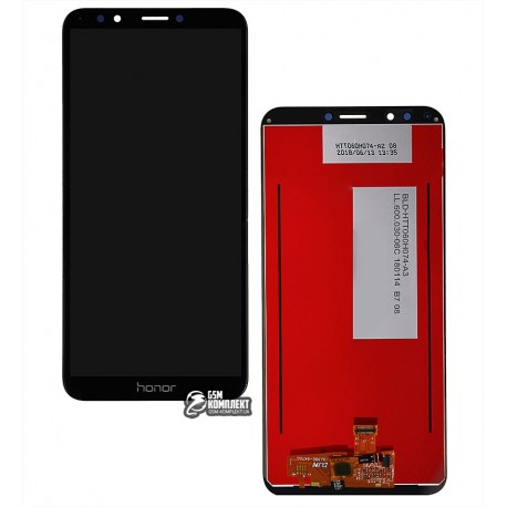Дисплей для Huawei Y7 (2018), Honor 7C, Enjoy 8, с сенсорным экраном (дисплейный модуль), черный