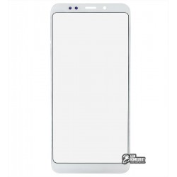 Стекло корпуса для Xiaomi Redmi 5 Plus, белое Стекло корпуса для Xiaomi Redmi 5 Plus, белое