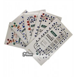 Карта розташування шурупів Pro'sKit MS-5156 для Apple iPhone 5, iPhone 5S, iPhone 6S, iPhone 6S Plus Карта розташування шурупів Pro'sKit MS-5156 для Apple iPhone 5, iPhone 5S, iPhone 6S, iPhone 6S Plus