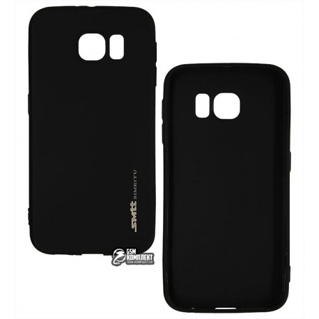 Чехол для Samsung G920 Galaxy S6, Smtt, силиконовый, черный