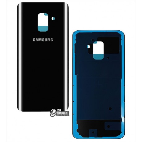 Задняя панель корпуса для Samsung A530F Galaxy A8 (2018), A530F/DS Galaxy A8 (2018), черная
