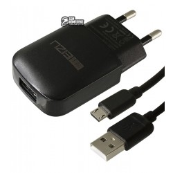 Зарядное устройство Meizu Yj-06, 2A, 1USB, с MicroUSB кабелем, белое Зарядное устройство Meizu Yj-06, 2A, 1USB, с MicroUSB кабелем, белое