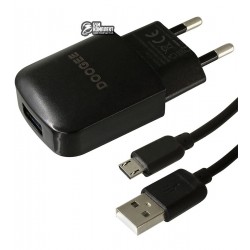 Зарядное устройство Doogee Yj-06, 2A, 1USB, с MicroUSB кабелем Зарядное устройство Doogee Yj-06, 2A, 1USB, с MicroUSB кабелем