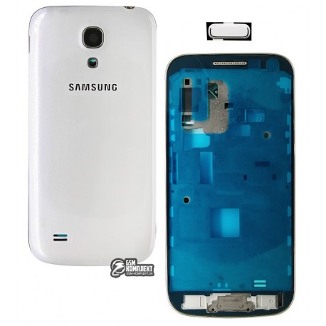 Корпус для Samsung I9192 Galaxy S4 Mini Duos, белый