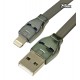 Кабель Lightning - USB, Hoco U14 Steel man, серый