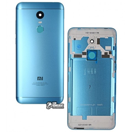 Задняя панель корпуса для Xiaomi Redmi 5 Plus, голубая