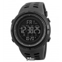 Чоловічий цифровий кварцовий годинник Skmei +1251 CONQUER, водонепроникні, чорні