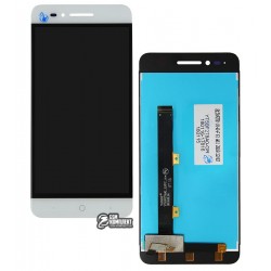 Дисплей для ZTE Blade A610, белый, с сенсорным экраном, Original (PRC)