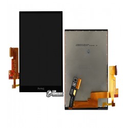 Дисплей для HTC One M8s, чорний, з сенсорним екраном (дисплейний модуль)