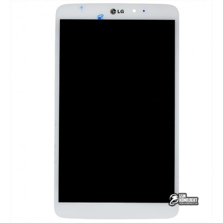 Дисплей для планшета LG G Pad 8.3 V500, белый, с сенсорным экраном (дисплейный модуль)
