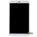 Дисплей для планшета LG G Pad 8.3 V500, білий, з сенсорним екраном (дисплейний модуль)