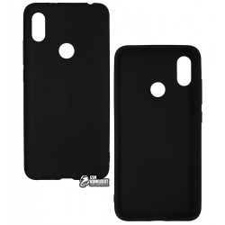 Чехол для Xiaomi Redmi S2, Joy, силиконовый, матовый, черный Чехол для Xiaomi Redmi S2, Joy, силиконовый, матовый, черный