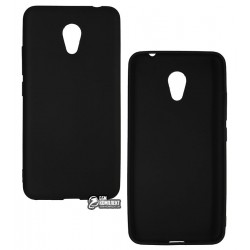 Чехол для Meizu M5c, Joy, силиконовый, матовый, черный