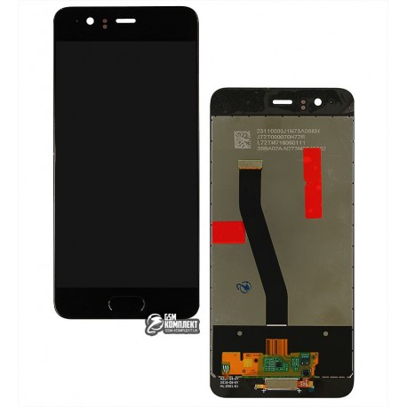 Дисплей для Huawei P10, черный, с сенсорным экраном (дисплейный модуль)