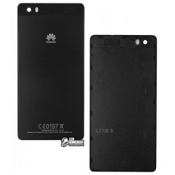 Задня панель корпусу для Huawei P8 Lite (ALE L21), чорна Задня панель корпусу для Huawei P8 Lite (ALE L21), чорна