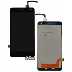 Дисплей для ZTE Blade L3, черный, с сенсорным экраном (дисплейный модуль)
