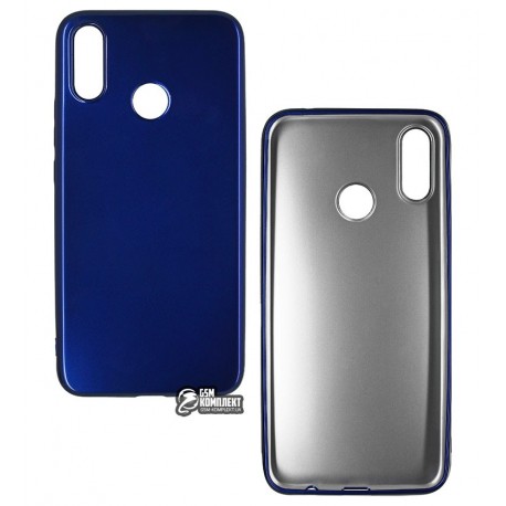 Чехол для Huawei P Smart Plus, T-PHOX CRYSTAL, силиконовый, глянцевый, голубой