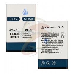 Аккумулятор NB-184 для Nomi i184, Li-ion, 3,7 В, 600 мАч, original Аккумулятор NB-184 для Nomi i184, Li-ion, 3,7 В, 600 мАч, original