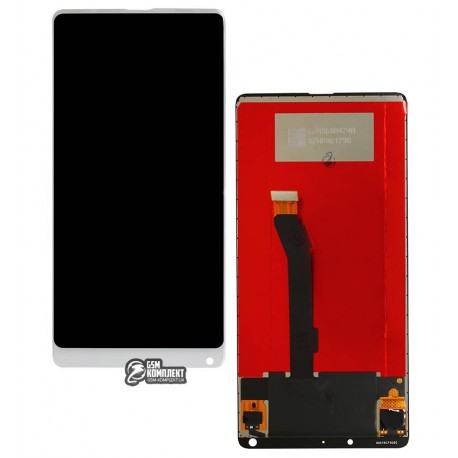 Дисплей для Xiaomi Mi Mix 2, Mi Mix Evo, белый, с сенсорным экраном (дисплейный модуль), Original (PRC)