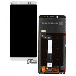 Дисплей для Xiaomi Redmi Note 5, белый, с сенсорным экраном (дисплейный модуль), Original (PRC)